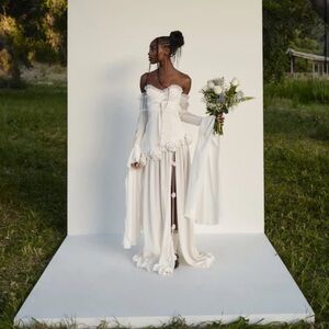 For love and lemons raquel gown bridal dress brand new